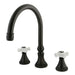 Kingston Brass Royale Two Handle 8" to 16" Widespread Roman Tub Filler-Tub Faucets-Free Shipping-Directsinks.