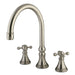 Kingston Brass Royale Two Handle Solid Brass Roman Tub Filler-Tub Faucets-Free Shipping-Directsinks.