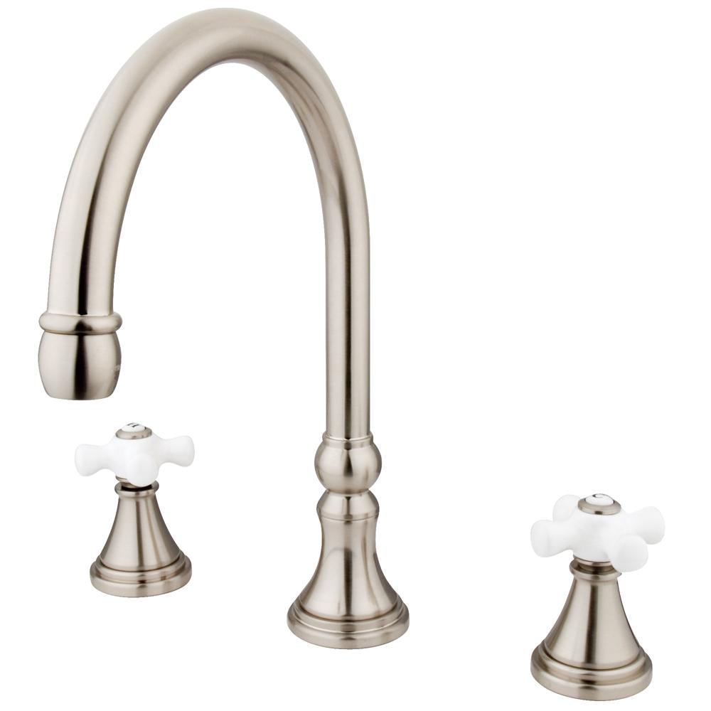 Kingston Brass Royale Two Handle 8" to 16" Widespread Roman Tub Filler-Tub Faucets-Free Shipping-Directsinks.
