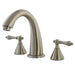 Kingston Brass Naples Solid Brass Roman Tub Filler with Two Handle-Tub Faucets-Free Shipping-Directsinks.