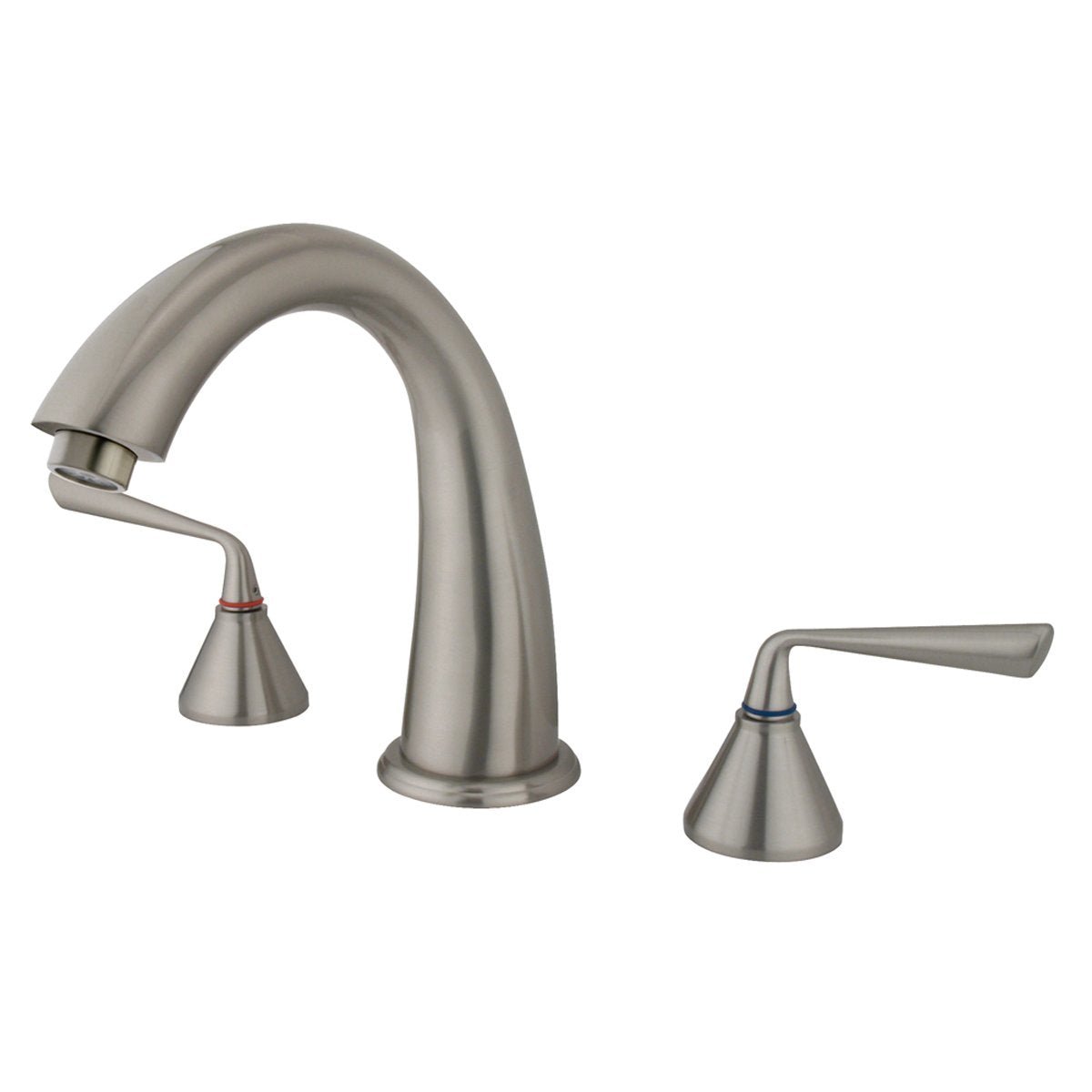 Kingston Brass Royale Contemporary Two Handle Solid Brass Roman Tub Filler-Tub Faucets-Free Shipping-Directsinks.