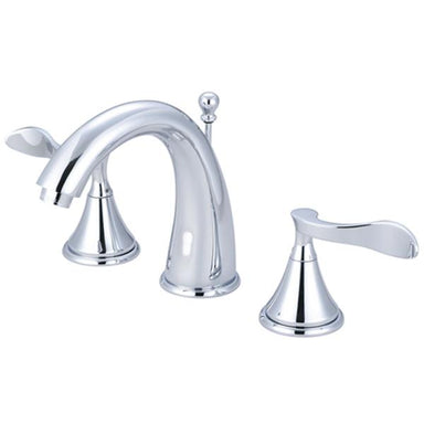 Kingston Brass Century Two Handle 8" to 16" Widespread Lavatory Faucet with Brass Pop-up-Bathroom Faucets-Free Shipping-Directsinks.