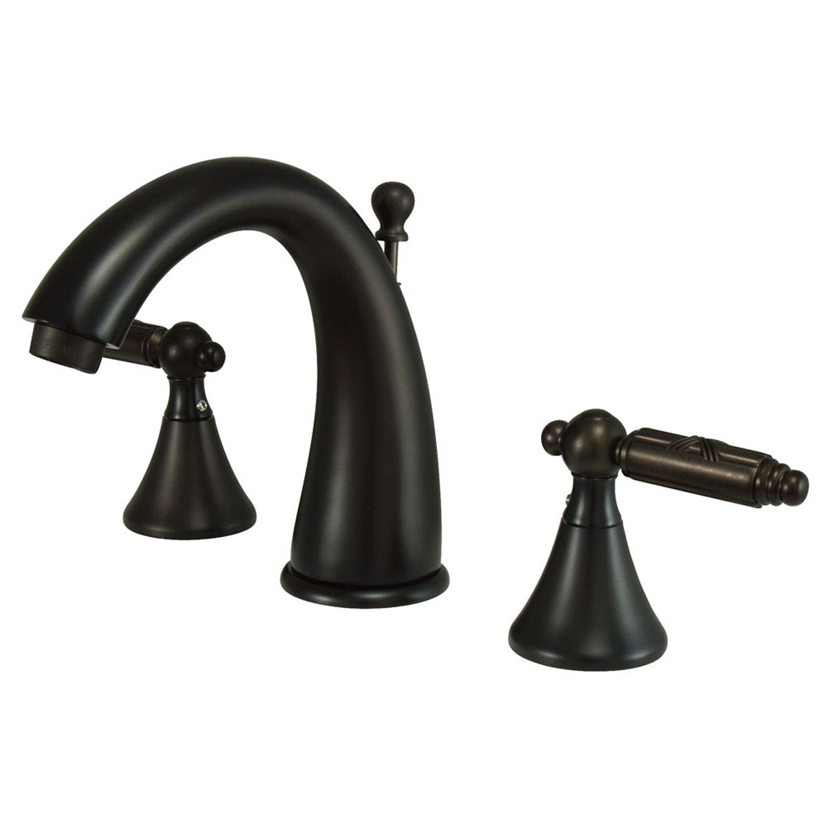 Kingston Brass Elinvar 8" to 16" Widespread Lavatory Faucet with Brass Pop-up and Two Handle-Bathroom Faucets-Free Shipping-Directsinks.