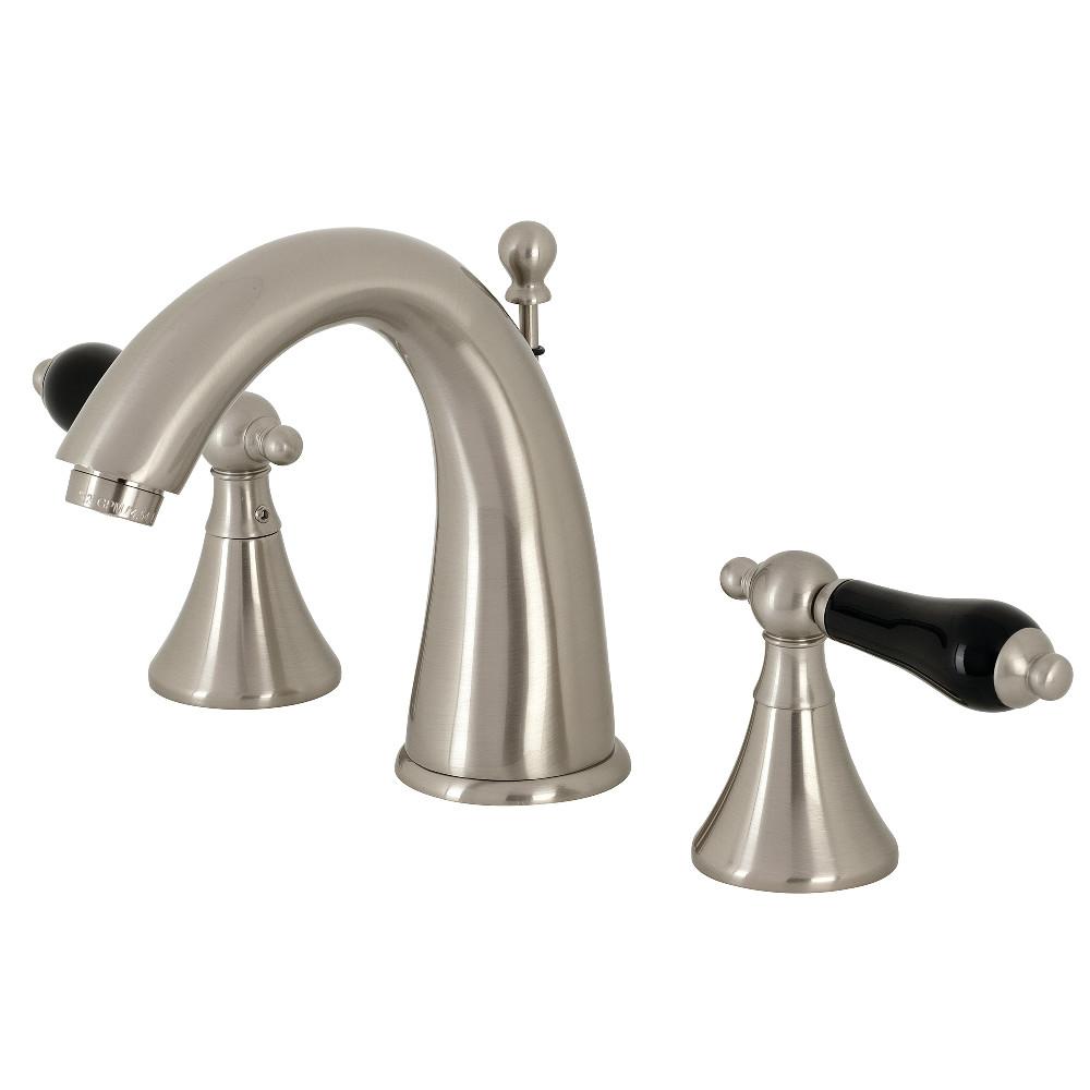 Kingston Brass KS297XPKL-P Duchess Widespread Bathroom Faucet with Brass Pop-Up