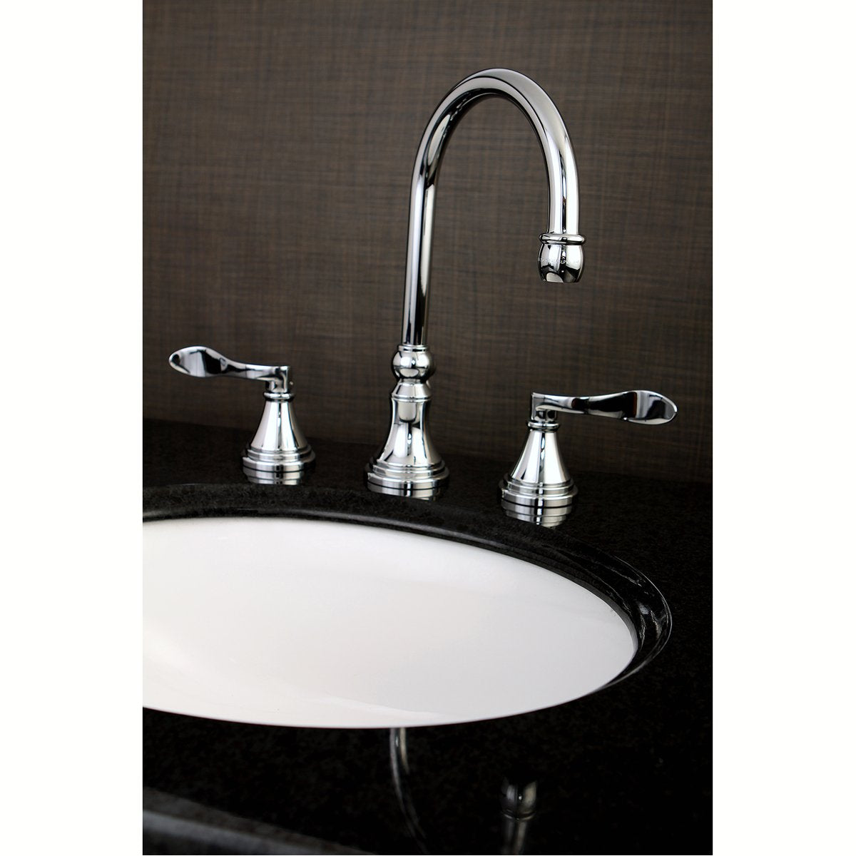 Kingston Brass NuFrench 8-Inch Widespread Bathroom Faucet