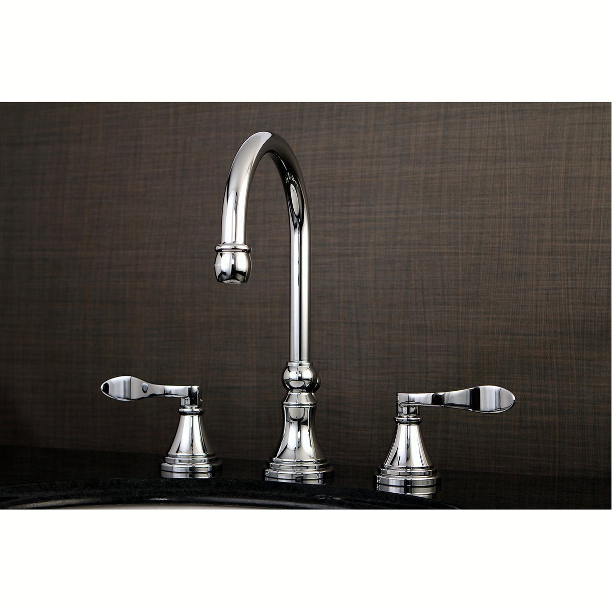 Kingston Brass NuFrench 8-Inch Widespread Bathroom Faucet