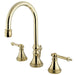 Kingston Brass Tuscany Handle 8" to 16" Widespread Lavatory Faucet with Brass Pop-up-Bathroom Faucets-Free Shipping-Directsinks.