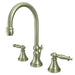 Kingston Brass Tuscany Handle 8" to 16" Widespread Lavatory Faucet with Brass Pop-up-Bathroom Faucets-Free Shipping-Directsinks.