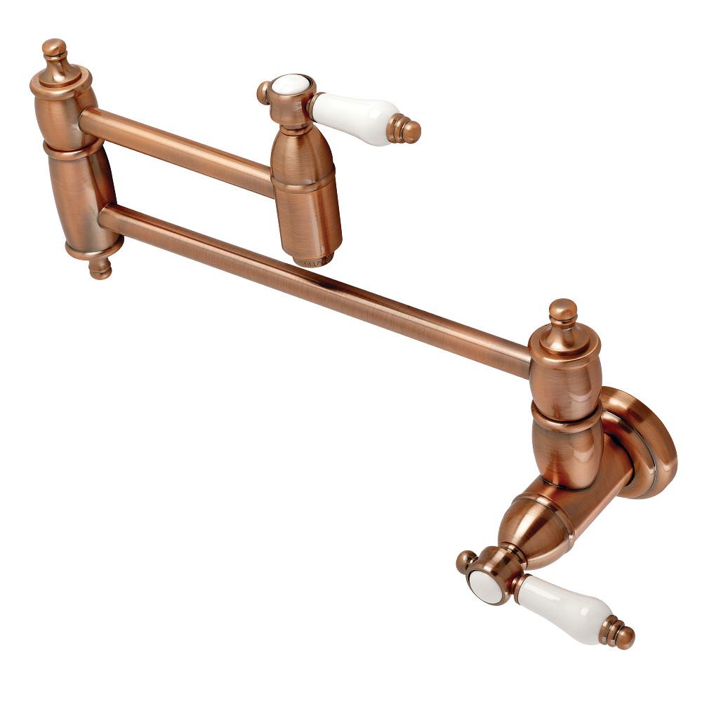 Kingston Brass Bel-Air Wall Mount Pot Filler Kitchen Faucet — DirectSinks