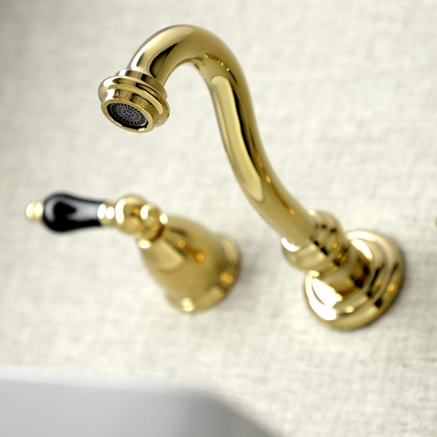 Kingston Brass KS312XPKL-P Duchess Two-Handle Wall Mount Bathroom Faucet