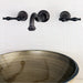Kingston Brass Vintage Lever-Handle Wall Mount Bathroom Faucet-DirectSinks