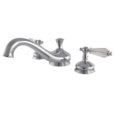 Kingston Brass Roman Tub Filler with Cross Handle-Tub Faucets-Free Shipping-Directsinks.