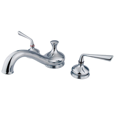 Kingston Brass Silver Sage ADA Handle Roman Tub Filler-Tub Faucets-Free Shipping-Directsinks.