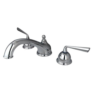 Kingston Brass Vintage Two Handle 8" to 36" Widespread Roman Tub Filler-Tub Faucets-Free Shipping-Directsinks.