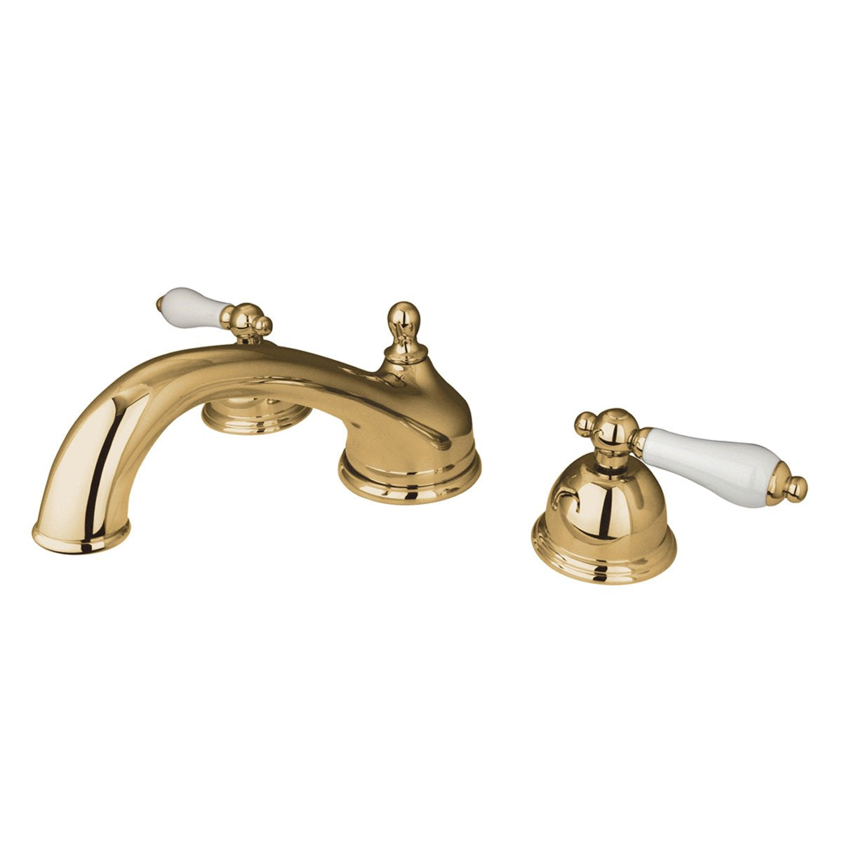 Kingston Brass Vintage Two Handle Solid Brass Roman Tub Filler-Tub Faucets-Free Shipping-Directsinks.