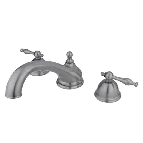 Kingston Brass KS3358NL Vintage Two Handle Roman Tub Filler in Satin Nickel-Tub Faucets-Free Shipping-Directsinks.