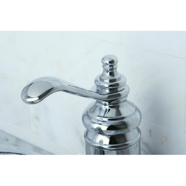 Kingston Brass Templeton Single Handle 4" Centerset Lavatory Faucet with Push-Up and Optional Deck Plate-Bathroom Faucets-Free Shipping-Directsinks.