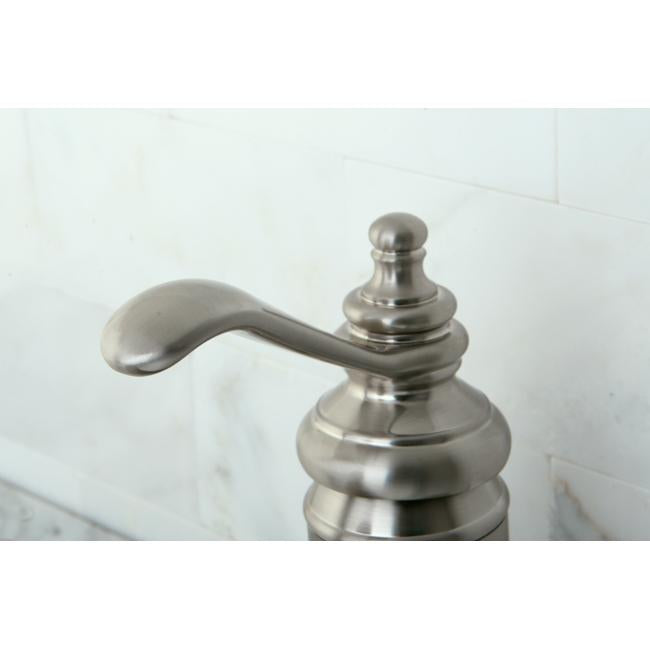 Kingston Brass Templeton Single Handle 4" Centerset Lavatory Faucet with Push-Up and Optional Deck Plate-Bathroom Faucets-Free Shipping-Directsinks.