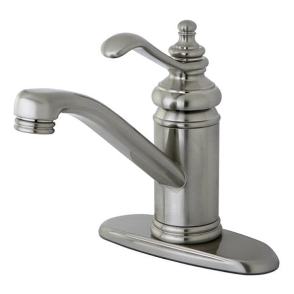 Kingston Brass Templeton Single Handle 4" Centerset Lavatory Faucet with Push-Up and Optional Deck Plate-Bathroom Faucets-Free Shipping-Directsinks.