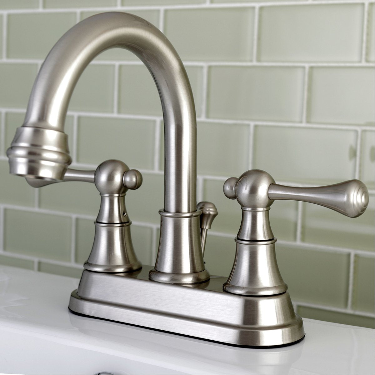 Kingston Brass English Country 4-Inch Centerset Bathroom Faucet