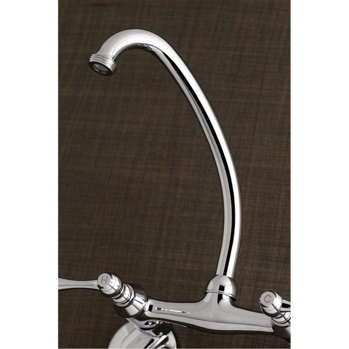 Kingston Brass 6-Inch Adjustable Center Wall Mount Laundry Faucet