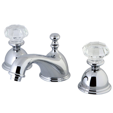 Kingston Brass Celebrity Widespread Lavatory Faucet with Crystal Handle-Bathroom Faucets-Free Shipping-Directsinks.