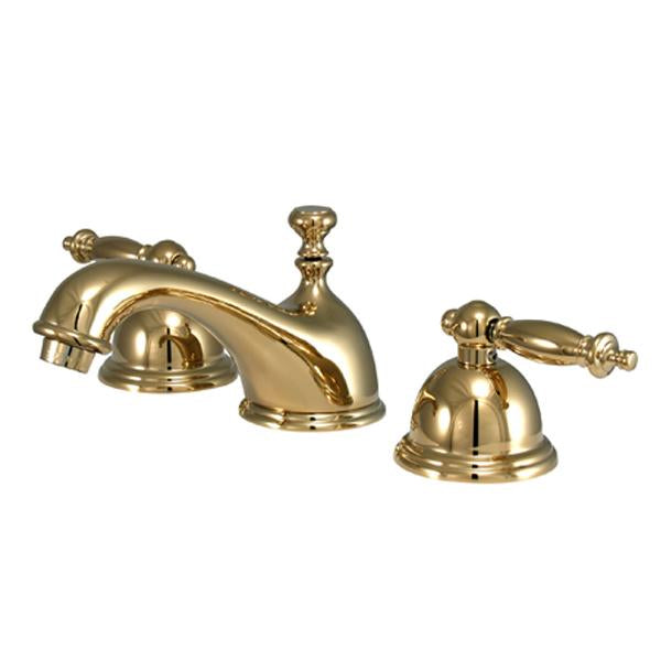 Kingston Brass Templeton Two Handle 8" to 16" Widespread Lavatory Faucet with Brass Pop-up-Bathroom Faucets-Free Shipping-Directsinks.