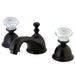 Kingston Brass Celebrity Widespread Lavatory Faucet with Crystal Handle-Bathroom Faucets-Free Shipping-Directsinks.