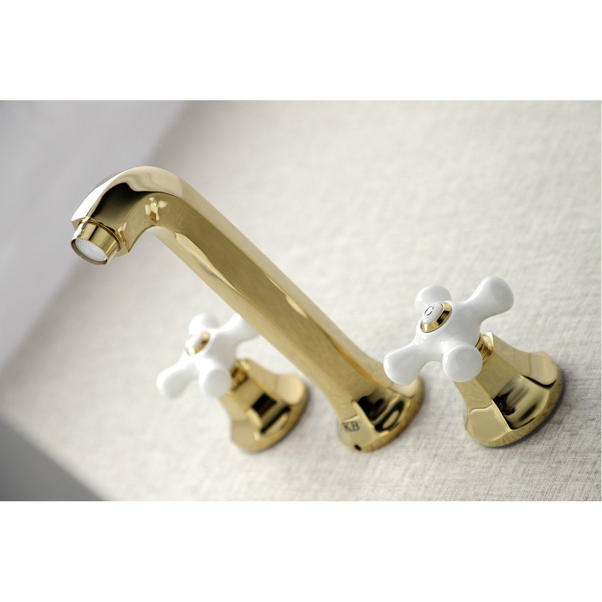 Kingston Brass Metropolitan Wall Mount 2-Handle Bathroom Faucet