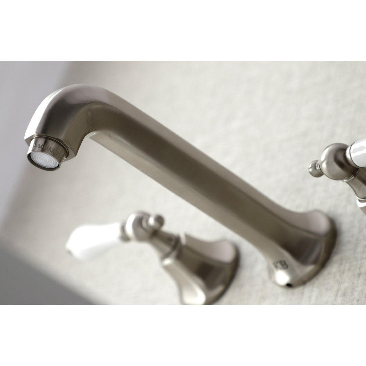 Kingston Brass Metropolitan Two-Handle Wall Mount Bathroom Faucet