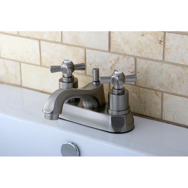 Kingston Brass Millennium Solid Brass 4" Centerset Lavatory Faucet-Bathroom Faucets-Free Shipping-Directsinks.