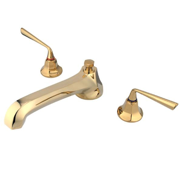 Kingston Brass Silver Sage Two Handle Roman Tub Filler-Tub Faucets-Free Shipping-Directsinks.