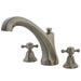 Kingston Brass Metropolitan Roman Tub Filler with Cross Handles-Tub Faucets-Free Shipping-Directsinks.