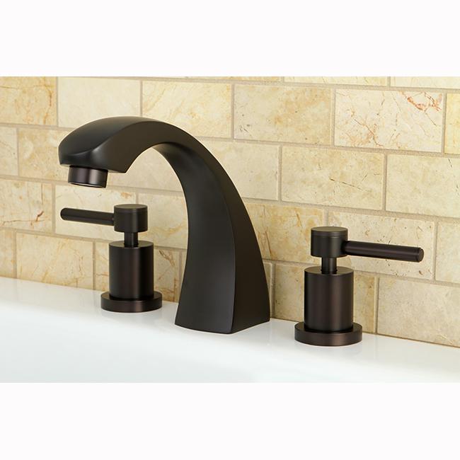 Kingston Brass Concord Two Handle Roman Tub Filler-Tub Faucets-Free Shipping-Directsinks.