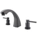 Kingston Brass Concord Two Handle Roman Tub Filler-Tub Faucets-Free Shipping-Directsinks.