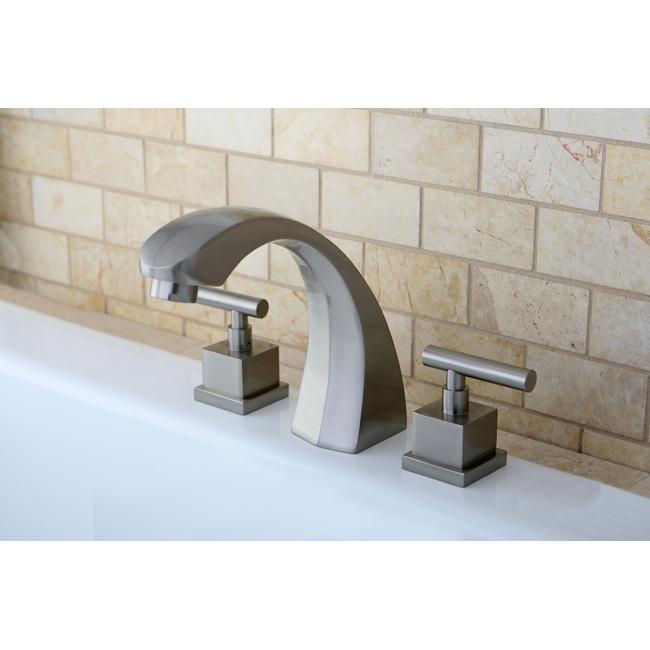 Kingston Brass Concord Roman Tub Filler in Satin Nickel-Tub Faucets-Free Shipping-Directsinks.