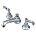 Kingston Brass Royale 8" to 16" Widespread Two Handle Lavatory Faucet with Brass Pop-up-Bathroom Faucets-Free Shipping-Directsinks.