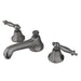 Kingston Brass Metropolitan Three Hole Two Handle 8" to 16" Widespread Lavatory Faucet with Brass Pop-up-Bathroom Faucets-Free Shipping-Directsinks.