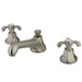 Kingston Brass French Country Classic Two Handle 8" to 16" Widespread Lavatory Faucet with Brass Pop-up-Bathroom Faucets-Free Shipping-Directsinks.