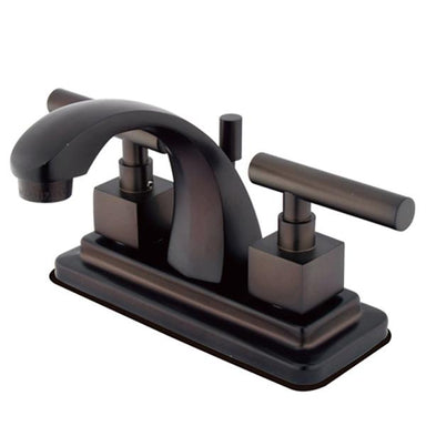Kingston Brass Claremont Two Handle 4" Centerset Lavatory Faucet with Brass Pop-up-Bathroom Faucets-Free Shipping-Directsinks.