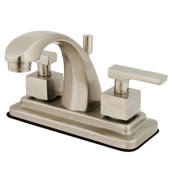Kingston Brass Executive Two Handle 4" Centerset Lavatory Faucet with Brass Pop-up-Bathroom Faucets-Free Shipping-Directsinks.