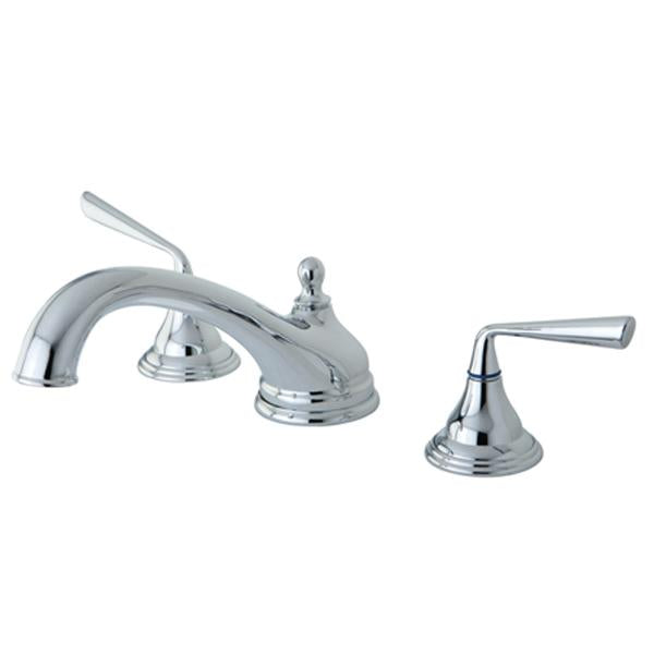 Kingston Brass Silver Sage Roman Tub Filler with Two Handle-Tub Faucets-Free Shipping-Directsinks.