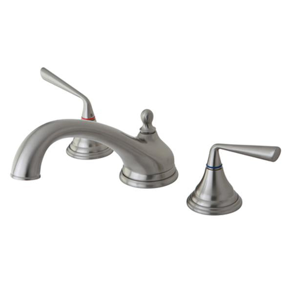 Kingston Brass Silver Sage Roman Tub Filler with Two Handle-Tub Faucets-Free Shipping-Directsinks.