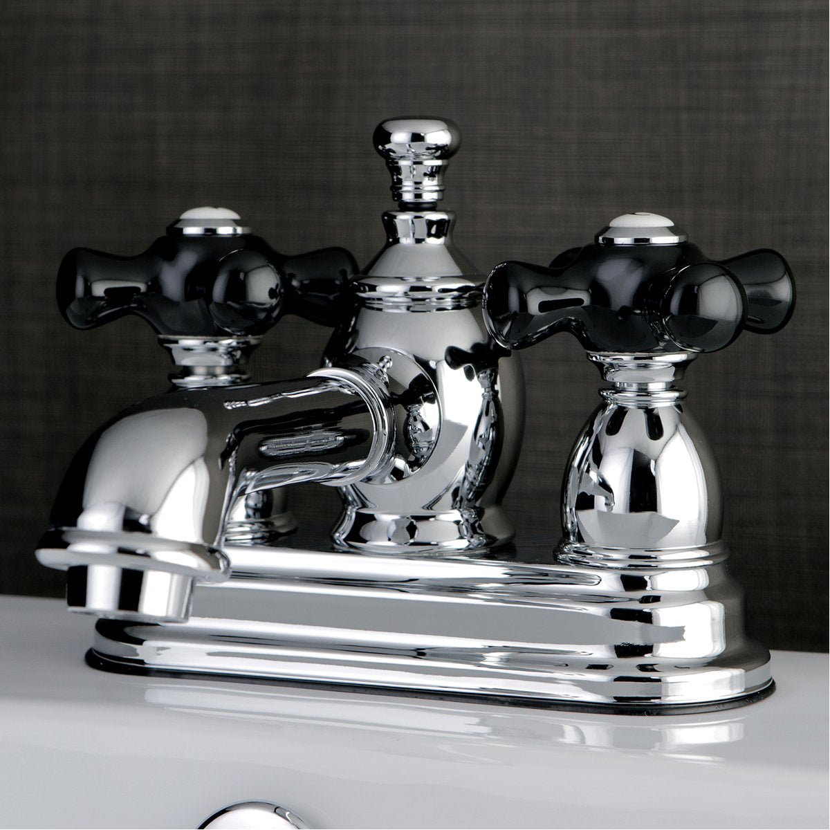 Kingston Brass Duchess 4-Inch Centerset Deck Mount 3-Hole Bathroom Faucet