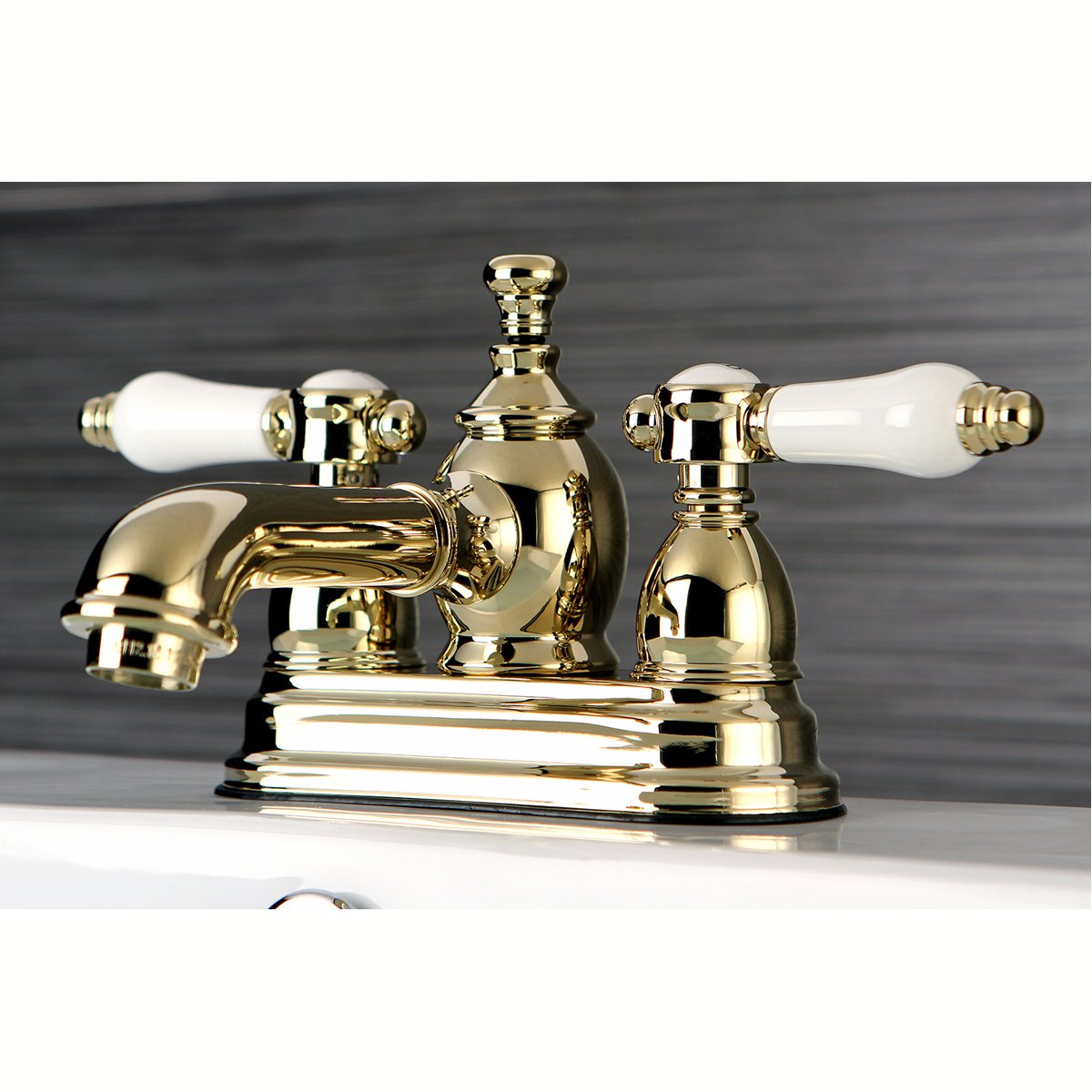 Kingston Brass Bel-Air 4" Centerset 3-Hole Bathroom Faucet