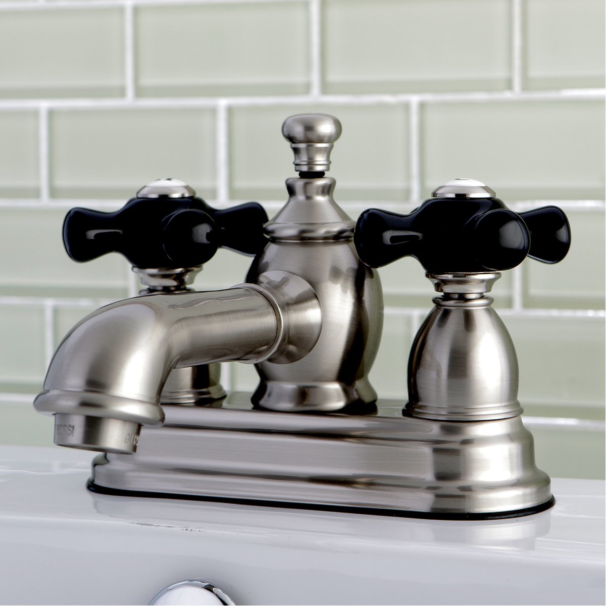 Kingston Brass Duchess 4-Inch Centerset Deck Mount 3-Hole Bathroom Faucet