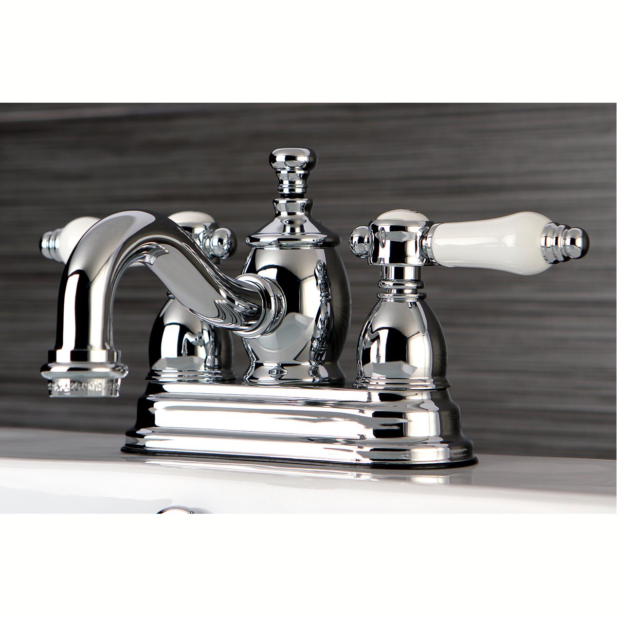 Kingston Brass 4" Centerset 3-Hole Bathroom Faucet