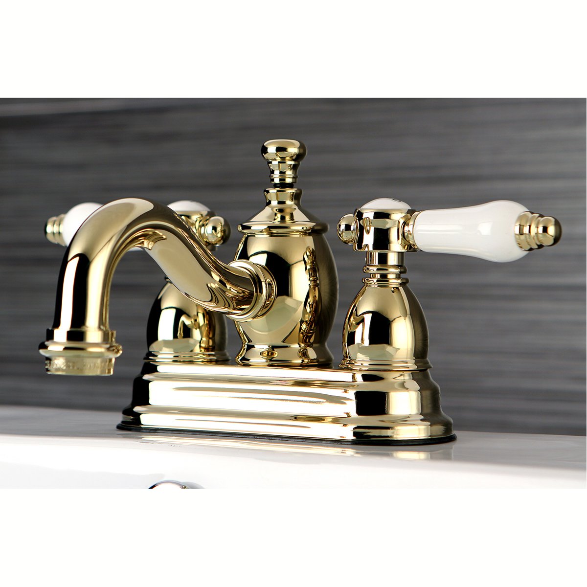 Kingston Brass 4" Centerset 3-Hole Bathroom Faucet