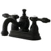 Kingston Brass KS7105TAL 4" Centerset Lavatory Faucet with Brass Pop-up in Oil Rubbed Bronze-Bathroom Faucets-Free Shipping-Directsinks.