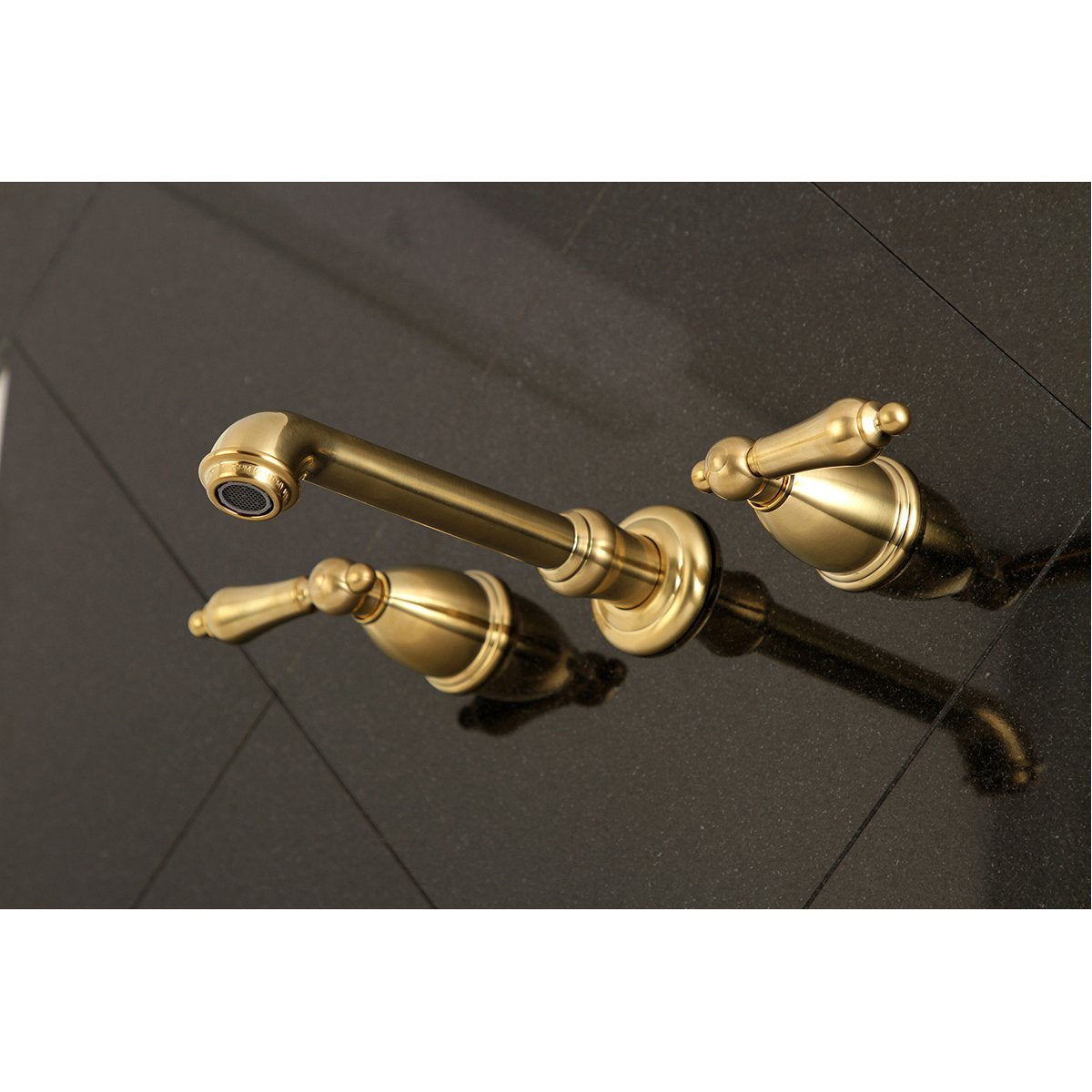 Kingston Brass English Country Wall Mount Bathroom Faucet — DirectSinks